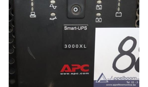 Noodbatterij APC, SmartUps 3000XL, werking niet gekend, zonder kabels